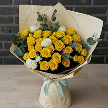 Букет цветов из:  Розы в Крапивна