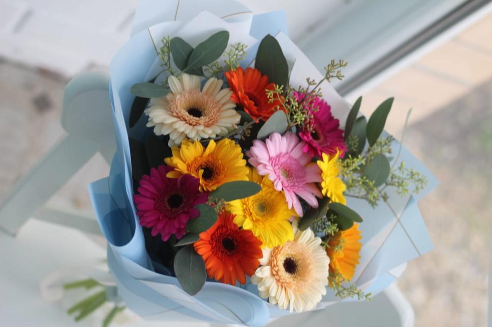 Букет цветов из: Герберы в Крапивна