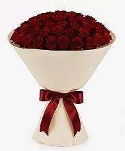 Букет 101 Бордовая роза Блэк Бакарра в Крапивна