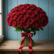 Букет Красные розы Блэк Меджик в Крапивна