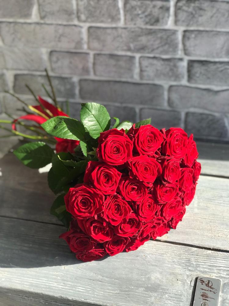 Букет Красные розы Фридом в Крапивна
