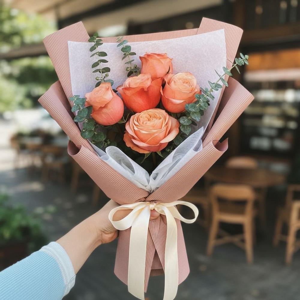 Букет цветов из: Розы в Крапивна