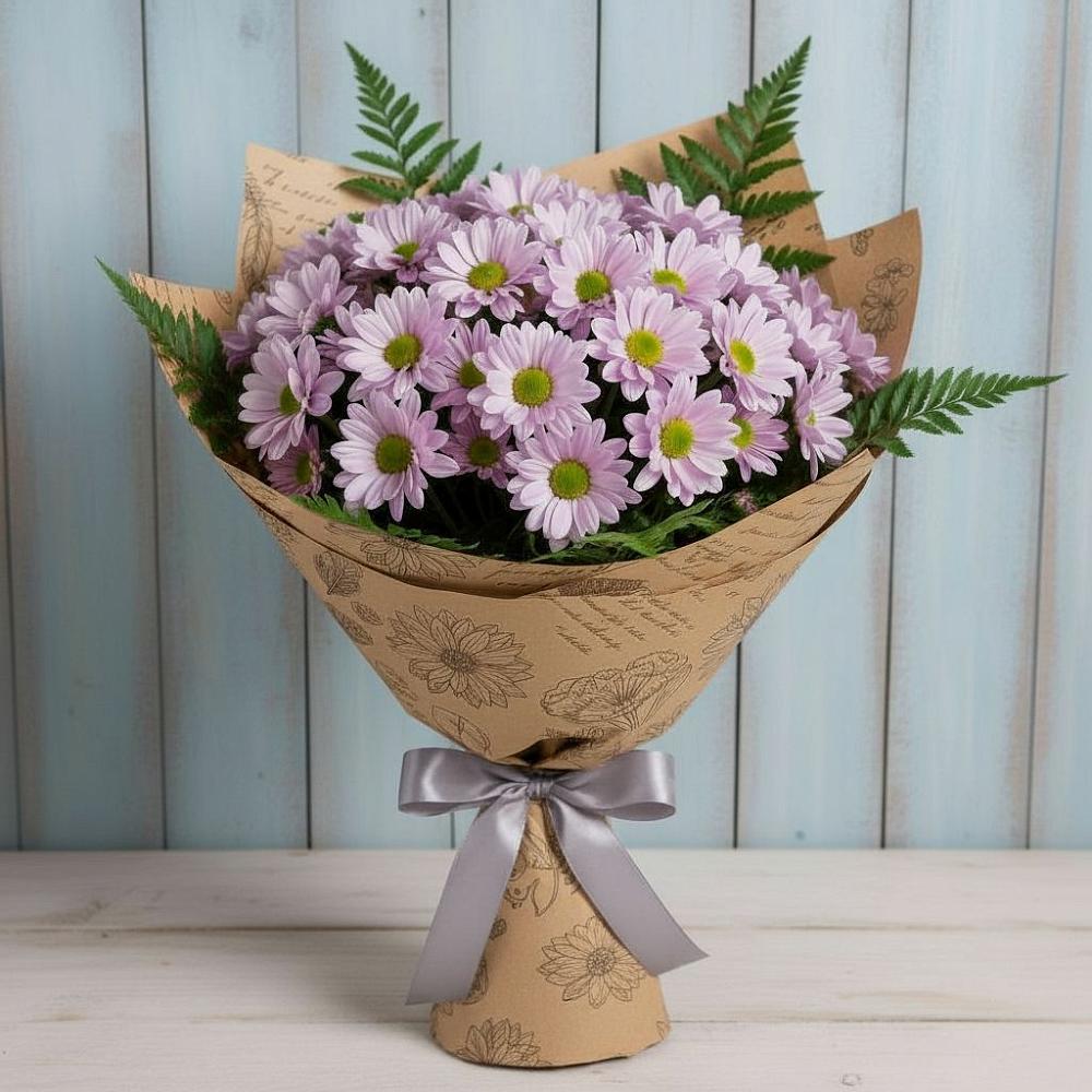 Букет цветов из: Хризантемы в Крапивна