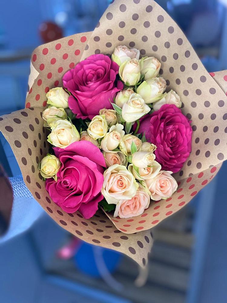 Букет цветов из: Розы в Крапивна