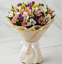 Букет цветов из:  Альстромерии в Крапивна