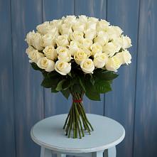 Букет 51 Белая роза Эдлесс Лав #REPLACE_PRED# Крапивна