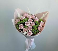 Букет цветов из:  Розы и Хризантемы #REPLACE_PRED# Крапивна