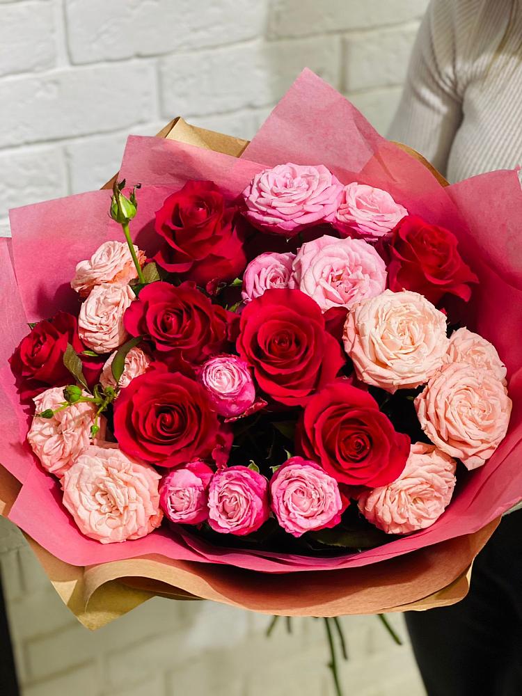 Букет цветов из: Розы в Крапивна