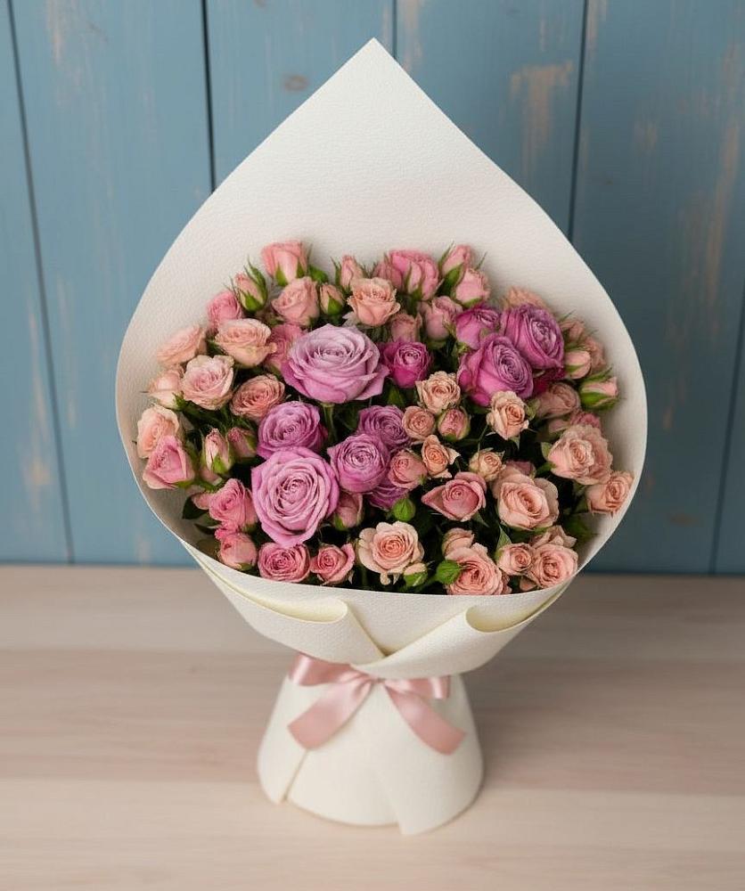 Букет цветов из: Розы в Крапивна