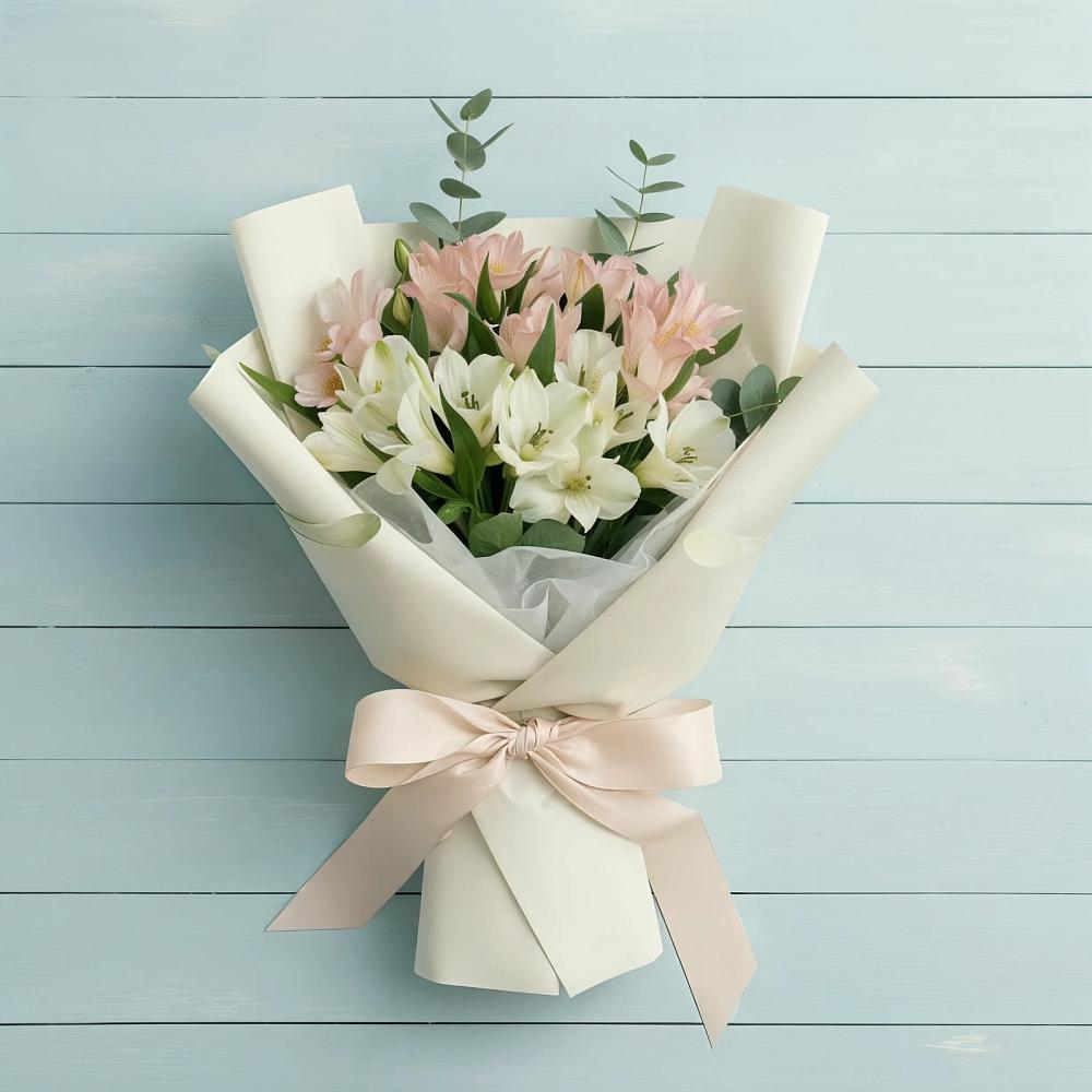 Букет цветов из: Альстромерии в Крапивна