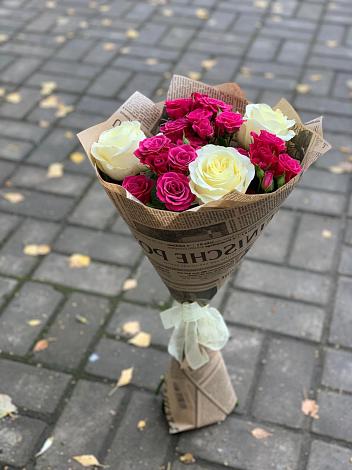 Букет цветов из: Розы в Крапивна