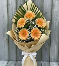 Букет цветов из:  Герберы #REPLACE_PRED# Крапивна